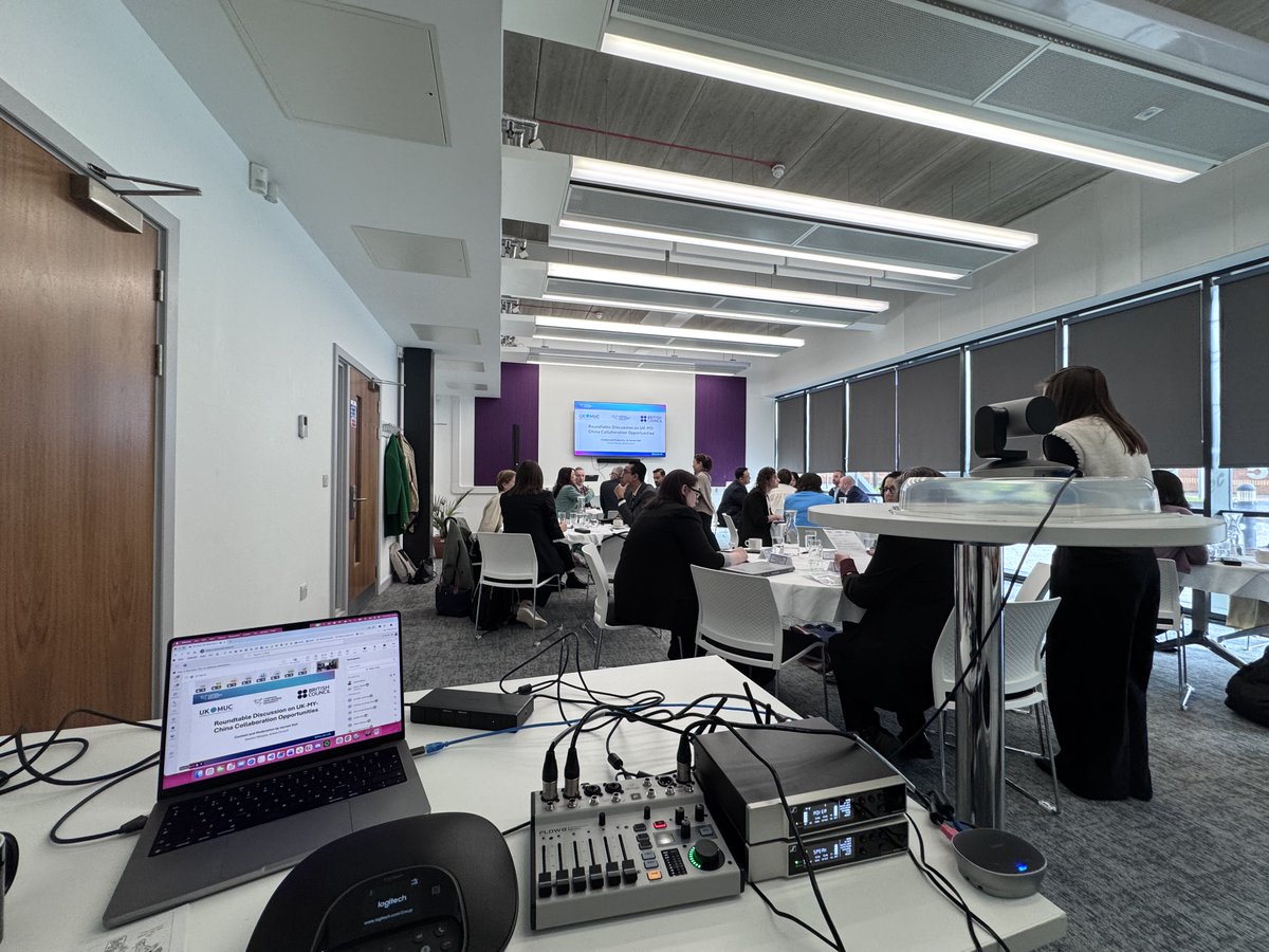 jamescapeweb's tweet image. We were delighted to provide A/V support for the UK-Malaysian University Consortium Roundtable at CENTRAL TECH this month 🎤

#AVEvent #AVSupplier #AVSolutions #CorporateAV #EventsAV #AVHire #LiverpoolEvents #LiverpoolConferences #LiverpoolAV #CENTRALTECH