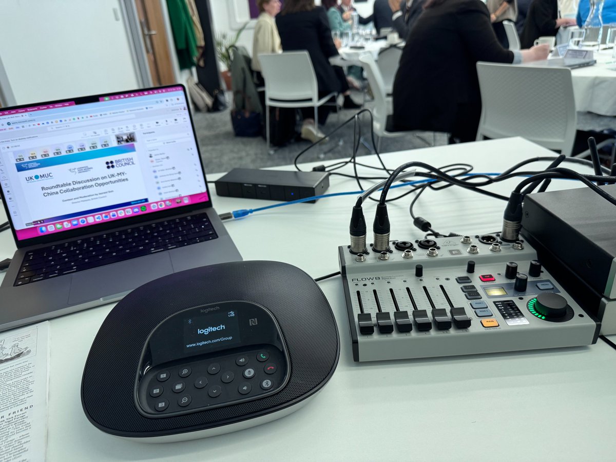 jamescapeweb's tweet image. We were delighted to provide A/V support for the UK-Malaysian University Consortium Roundtable at CENTRAL TECH this month 🎤

#AVEvent #AVSupplier #AVSolutions #CorporateAV #EventsAV #AVHire #LiverpoolEvents #LiverpoolConferences #LiverpoolAV #CENTRALTECH