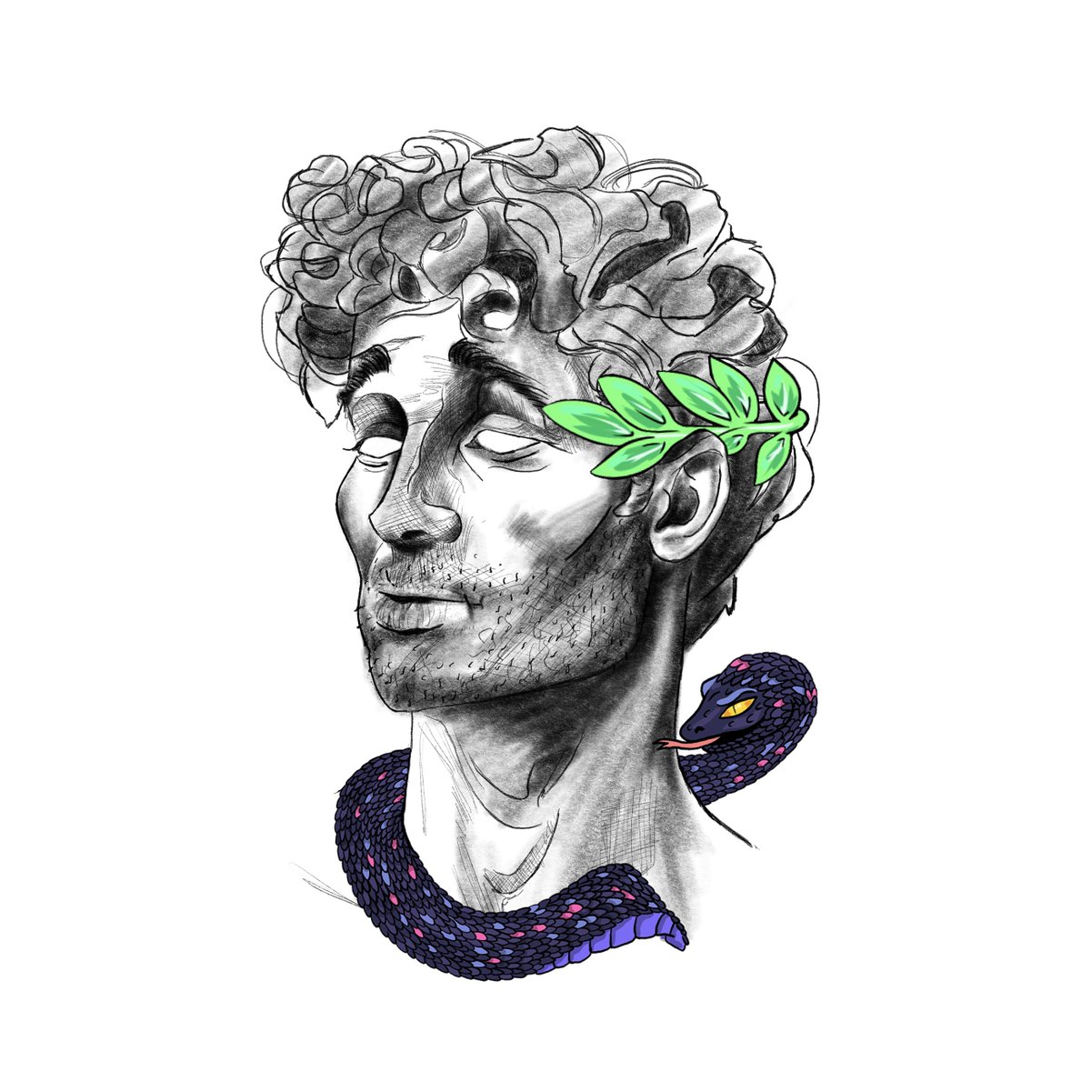 We5lie's tweet image. degod_sketch.png