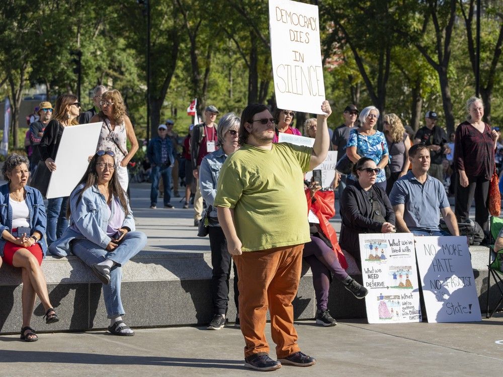 calgaryherald's tweet image. Breakenridge: If recalls, petitions too much for Smith, it can be simplified to an election calgaryherald.com/opinion/column…