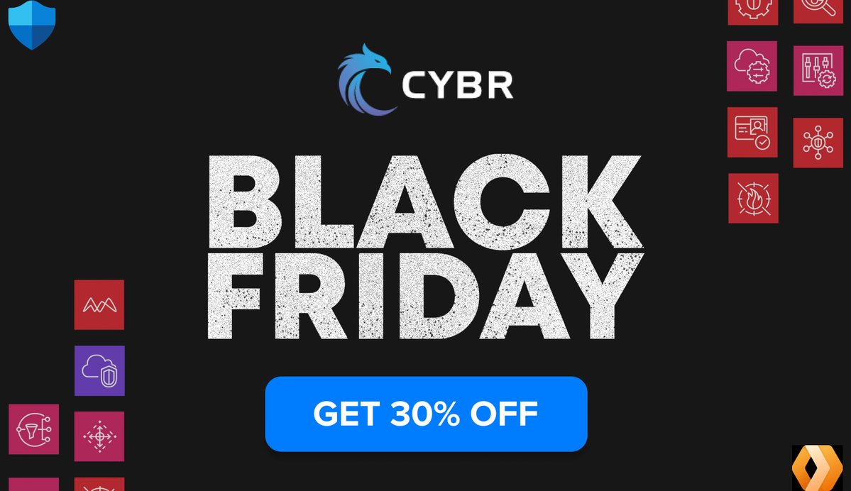 Cybr's Black Friday starts now! Get 30% off our yearly plan (equivalent of 5 months free!)

Access all of our:
+ Courses
+ CybrBits
+ Hands-On Labs
+ Learning Paths

Covering areas like CompTIA, AWS, Azure, and now also Cloudflare:

Save now -&gt; cybr.com/pricing/