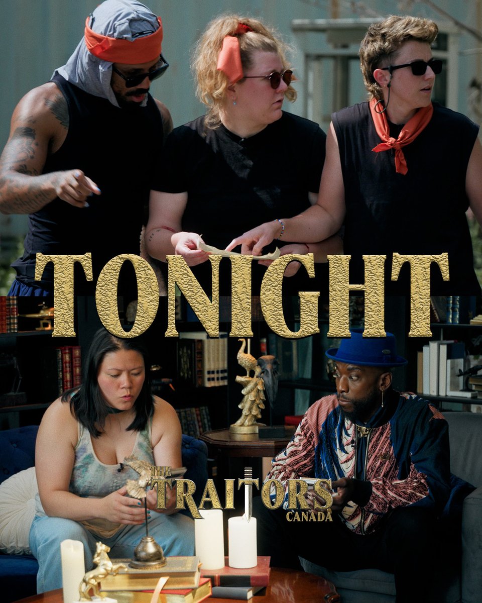 Loyalty? Betrayal? Find out who's playing who. Tonight. ⚔️ 

Watch an all-new episode of #TheTraitorsCanada at 9 on <a href="/CTV/">CTV</a>. Stream tomorrow on <a href="/CraveCanada/">Crave</a>.