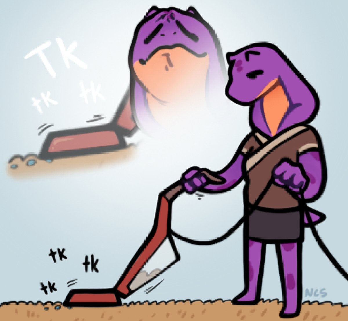 ArtistNcs's tweet image. When you hear the sign that the Vacuum is vacuuming