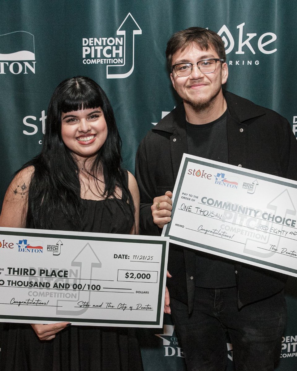 Still buzzing from Thursday’s Denton Pitch Competition. Congrats to the winners: Deeply Rooted Wellness, Lady Bug Lane Farm, and Eagle Cawffee. Huge respect to every entrepreneur who pitched, you made Denton proud.