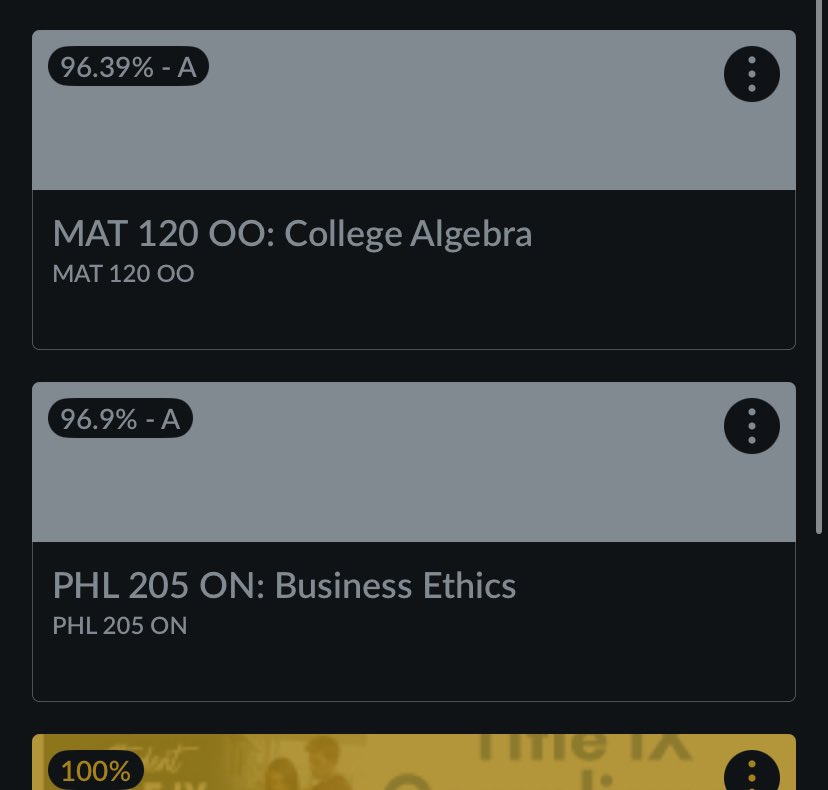 DTyson_02's tweet photo. Grades from this semester, I’m ready waiting on my next opportunity! Some practice/game film coming soon! https://t.co/pwBTFvPKc5