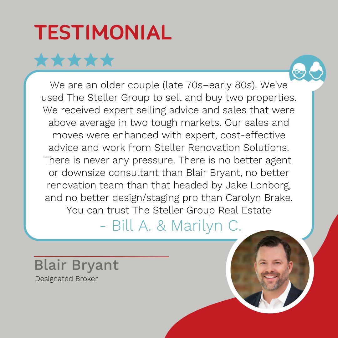 TheStellerGroup's tweet image. A huge thank you to Bill and Marilyn! 💛 We loved helping them sell and buy two homes, navigate tough markets, and make their moves smooth and stress-free. Your trust means the world!

#TestimonialTuesday #DenverRealEstate #DenverRealtors #TrustedExperts #SeniorSolutions