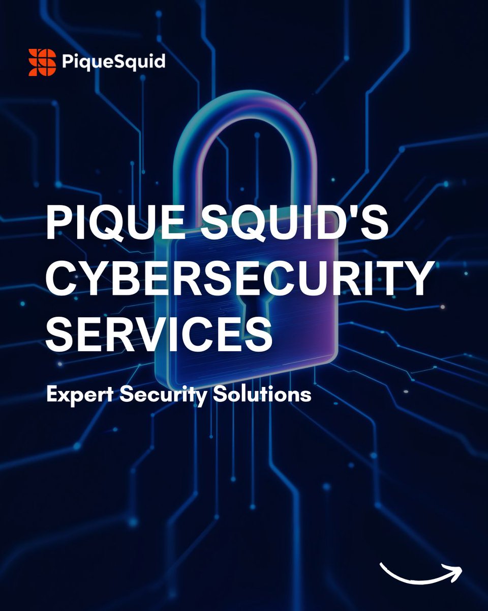 PiqueSquid's tweet image. 🦑 At Pique Squid, we don’t just protect your data—we future-proof your business. Explore our tailored cybersecurity solutions today! 🔐
#PiqueSquidSecure #CyberSolutions #BusinessSafety #PiqueSquid #Zimbabwe #Harare