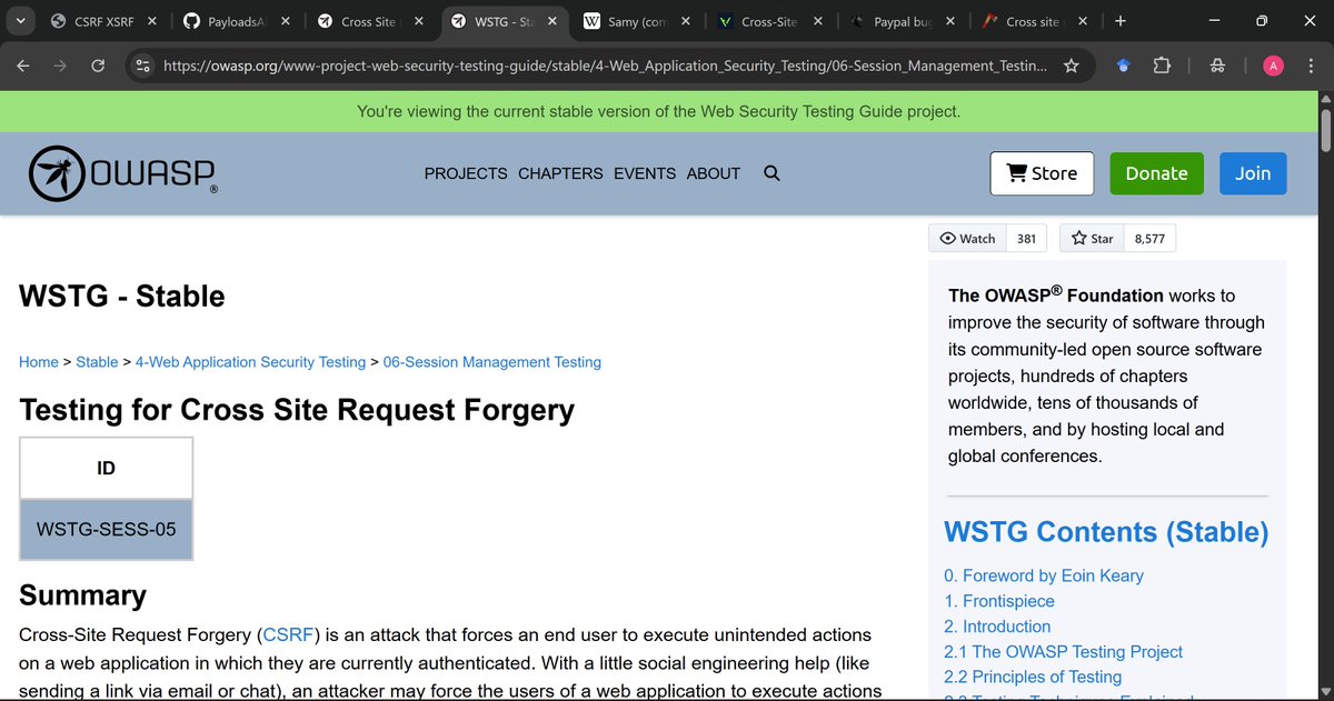 abdool_hameed_'s tweet image. 🔥🔥Cybersecurity Streak 327🔥🔥

🔥 I totally forgot to revise the CSRF vulnerability path that I had finish before starting the next path, so I went back to do the revision (very important), checked out some other resources and reports on it too

@jay_hunts  @segoslavia