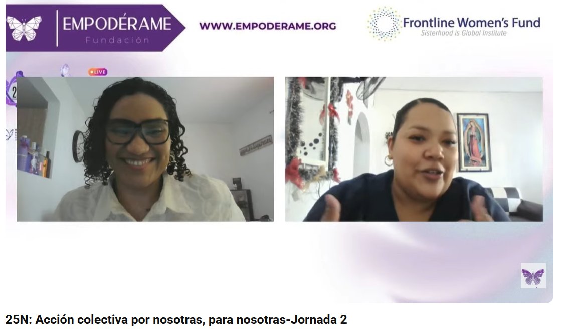 andresmsoto's tweet image. Migración y Empoderamiento.
En la @Empoderame_ continuamos con Segunda Jornada del Día Internacional para Eliminar la Violencia contra la Mujer
#25N 
Conversación entre @afro_candombera y  la líder social venezolana Katherine Andreina.
#PPT 
#Refugio 

youtube.com/live/HjfgUCU0P…