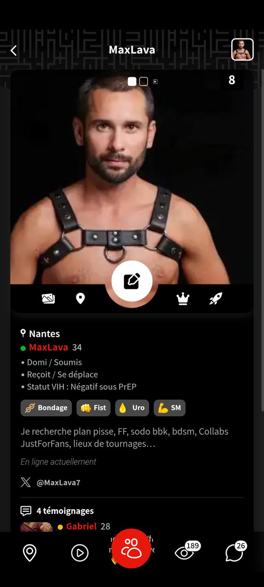 😈 Retrouve-moi sur <a href="/PlayFetish/">PlayFetish</a> pour des rencontres #Fetish et #kinky !
👉 Inscris toi grâce à mon lien PlayFetish.com/@MaxLava7