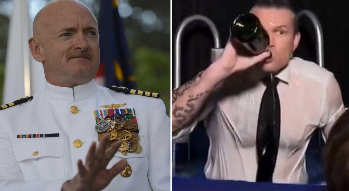 A guy who dodged air-to-air missiles is not worried about a drunk.