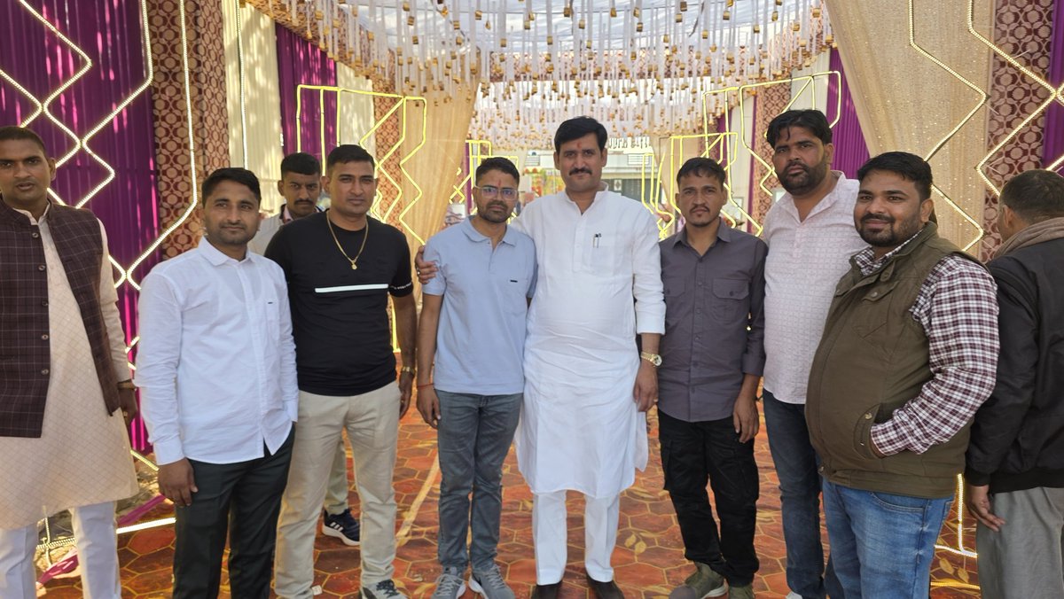 SandeepSaini__'s tweet image. विधानसभा क्षेत्र उदयपुरवाटी के सभी मांगलिक कार्यक्रमों में उपस्थित होकर नवविवाहित युगल को शुभकामनाए प्रेषित की ।।