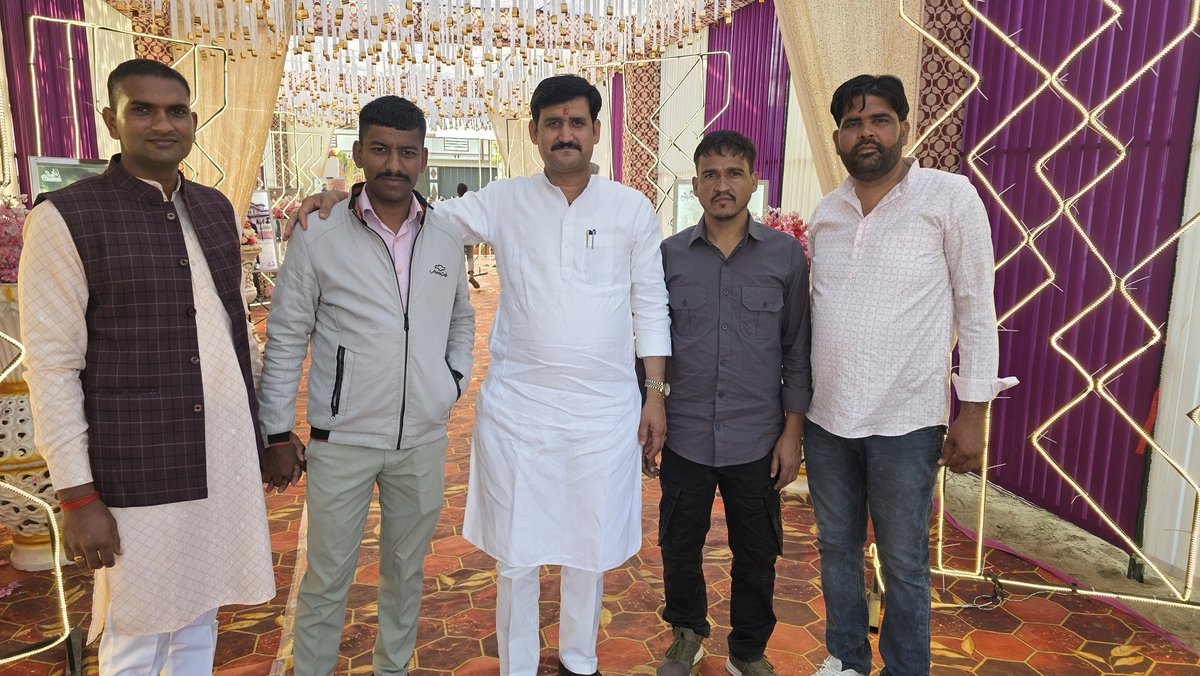 SandeepSaini__'s tweet image. विधानसभा क्षेत्र उदयपुरवाटी के सभी मांगलिक कार्यक्रमों में उपस्थित होकर नवविवाहित युगल को शुभकामनाए प्रेषित की ।।