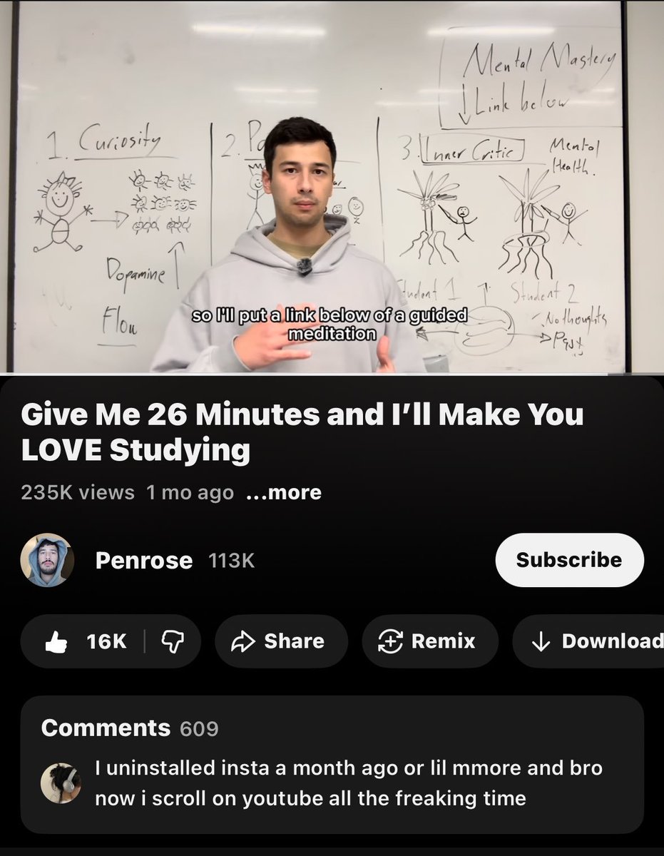This guy literally shows how to turn studying into a dopamine habit (in 26 mins)