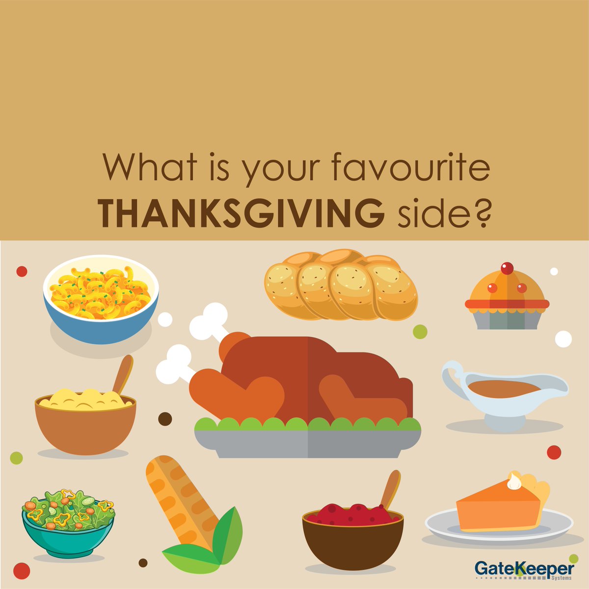Holiday question of the day: What’s your favorite Thanksgiving side? 🍂✨Some of our team’s favorites:
Austin – stuffing
Geoff – cornbread
Jayson – croissant
Drew – mashed potatoes
Sabrina – mac and cheese