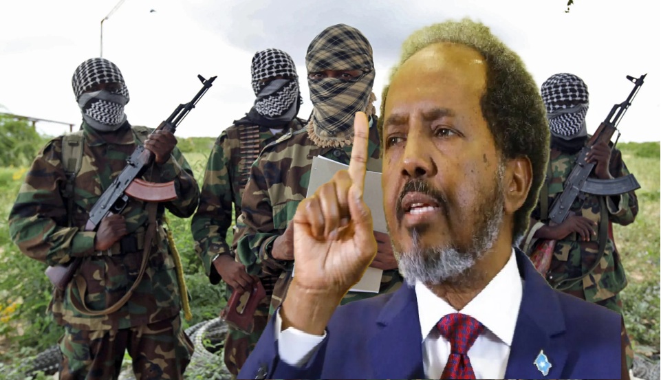 somalidispatch's tweet photo. Somalia’s President Hassan Sheikh: “Al-Shabaab Members Are Citizens Entitled to National ID Cards” https://t.co/SjAfOgBD0n https://t.co/LElNnslWo2