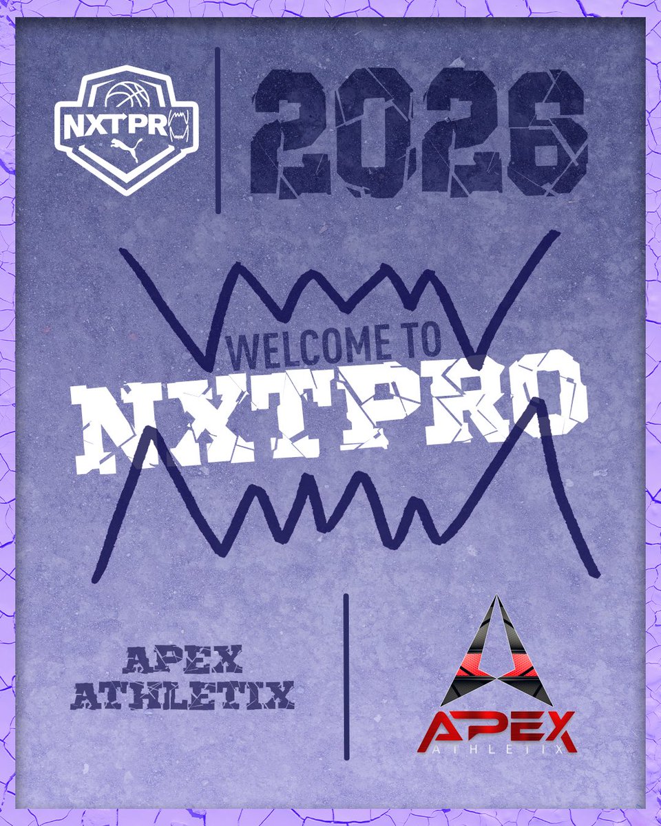 NxtProHoops's tweet image. Welcome to NXTPRO, @apexathletixaz! 

#BeTheNXTPRO #PumaHoops #NXTFamily