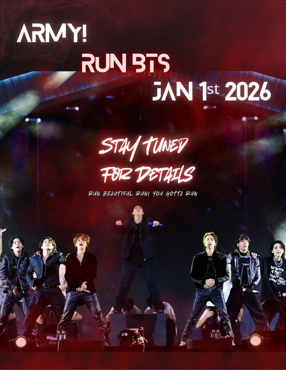 gucci_vcut_'s tweet image. 🏃🏻RUN BULLETPROOF RUN 🏃‍♀️ 

On January 1st let’s get ready for the BTS Comeback by charting “Run BTS” 

🛒 Purchase 
🎶 Stream 
📍 Post yourself doing the choreo 
👩🏻‍💻Make edits with the song 
#️⃣ #RUNwBTSin2026
🔁 Retweet to spread 

🔗runbtsrun.carrd.co