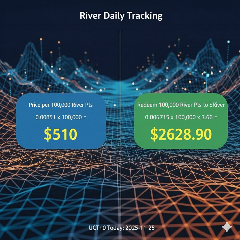 wngrnshu67709's tweet image. D55 - $RIVER will come back.

@RiverdotInc &amp;amp; @River4fun 

#RiverDailyTracking #RiverProtocol #RiverPts #RiverToken #DailyData #CryptoTracking #TokenPrice #PriceAnalysis #DeFi #Web3 #BNB #Binance #WLFI #Puffer #satUSD #TGE #Airdrops $RIVER #September #Stablecoin #리버 #야핑…