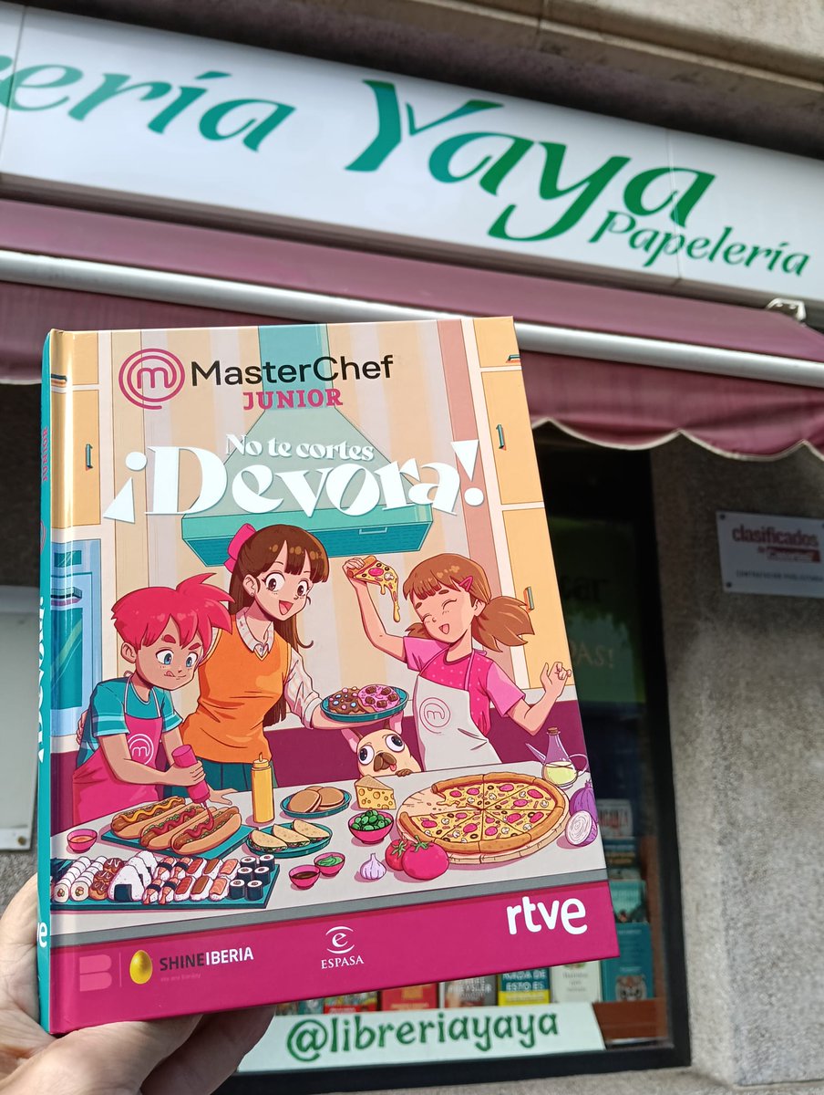 LibreriaYaya's tweet image. #devora @masterchefjunior @shineiberia @rtve @planetadelibros

El recetario más divertido, goloso y cañero de MasterChef Junior.

#LibreriaYaya #Arucas #LasPalmasDeGranCanaria