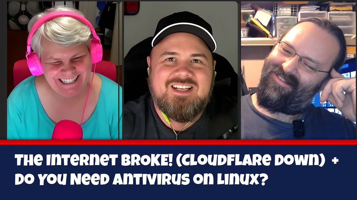 DestLinuxPod's tweet image. A new #DestinationLinux has hit the road!
😂🐧🐧🐧
youtu.be/teOHyA1ldUY

Game Preservation: Keeping Delisted Classics Alive,
Kaspersky on Linux,
ProtonDB &amp;amp; Steam Survey:
90% games launch! 
🥳🐧🎮
&amp;amp; More

#Linux #FLOSS #gaming
Thank you @SandflySecurity!
destinationlinux.net/sandfly