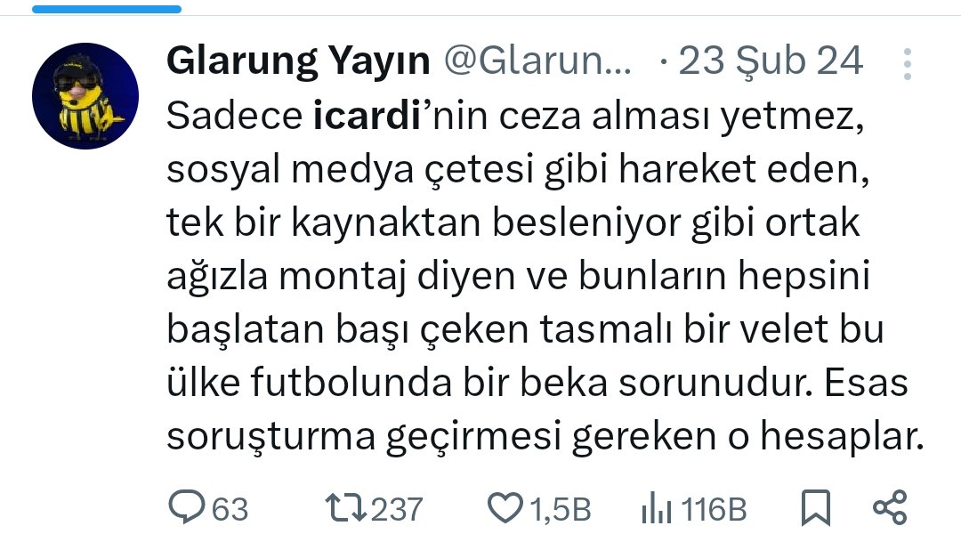 Gerçekten iğrenç bir kitle.