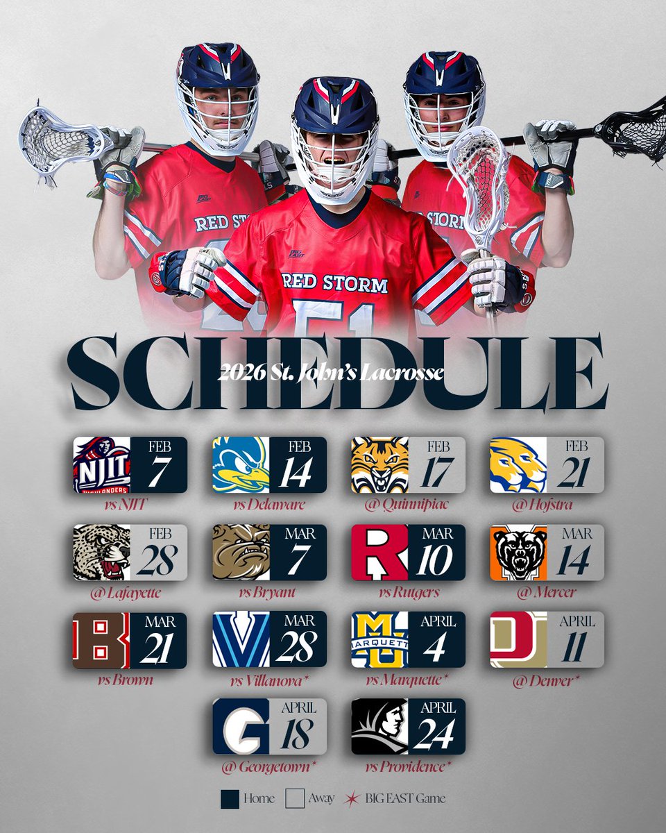 Mark your calendars. The 2026 slate is here! 🔴⛈️

📎: bit.ly/4odugWp

#RedStorm