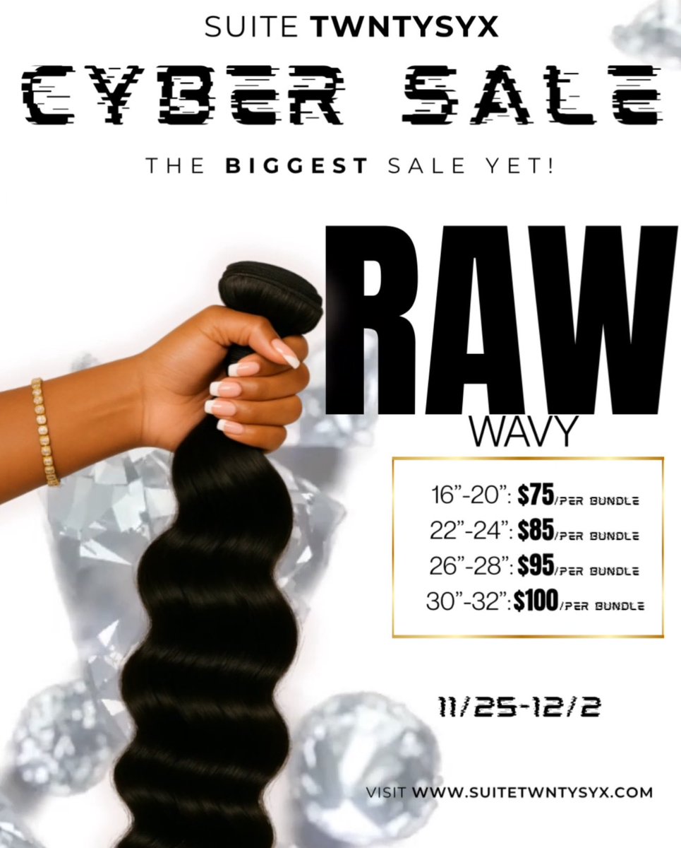 FINEASSFATTY's tweet image. Biggest sale of the year⭐️

SUITETWNTYSYX.COM