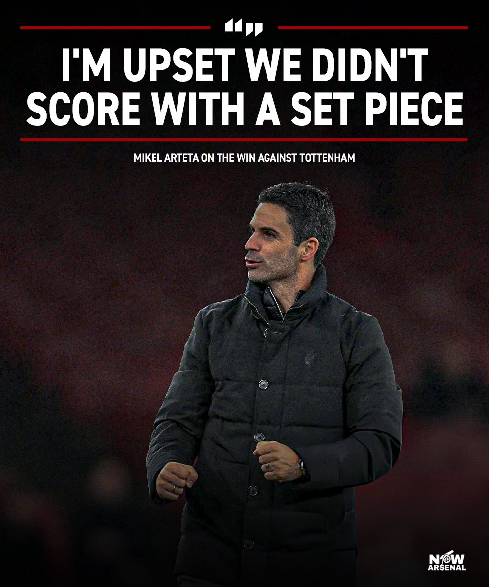 now_arsenaI's tweet image. Mikel Arteta with a brilliant response on the North London Derby.