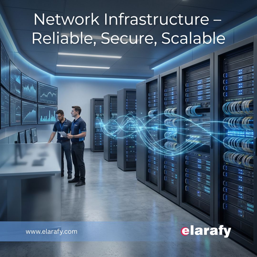 ElarafySolution's tweet image. Keep your business connected, secure, &amp;amp; scalable with Elarafy’s Network Infrastructure solutions. From servers to switches, we design, deploy &amp;amp; manage networks that power your organization reliably.

info@elarafy.com
+1 844-844-0030
elarafy.com

#NetworkInfrastructure