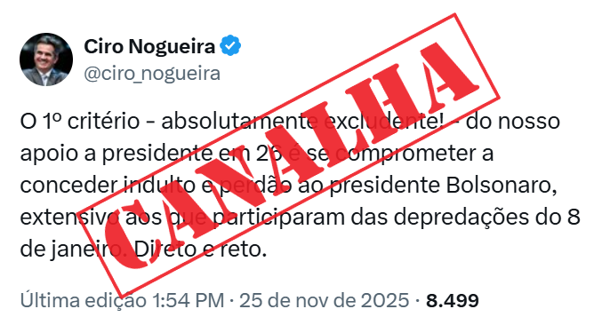 DefecatingB's tweet image. O patife do @ciro_nogueira está cagando para a anistia de centenas de inocentes e perseguidos políticos. Quer apenas emplacar um candidato palatável ao sistema com as  bênçãos de Jair Bolsonaro.

Vai pra p*ta que te pariu, Ciro!  Canalha!