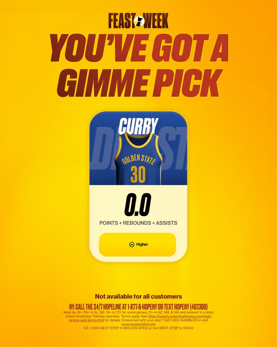 SwiftYouTube_'s tweet image. Steph Curry 0 points pick! 🏀

Code SWIFT gives the Curry pick:
play.underdogfantasy.com/p-swift