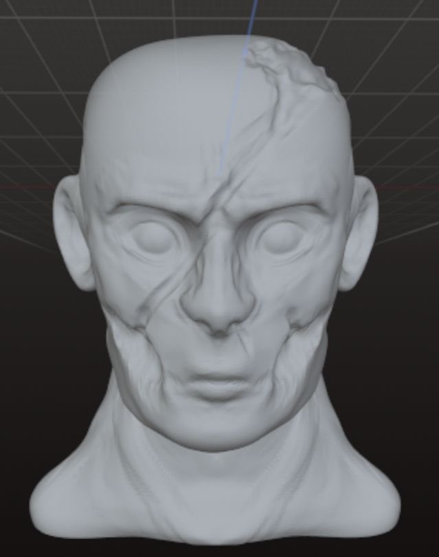 SkeletonFinatic's tweet image. Fallen in love with 3D modelling all over again.

Humanized version of my skeleton oc, Grey 🫶