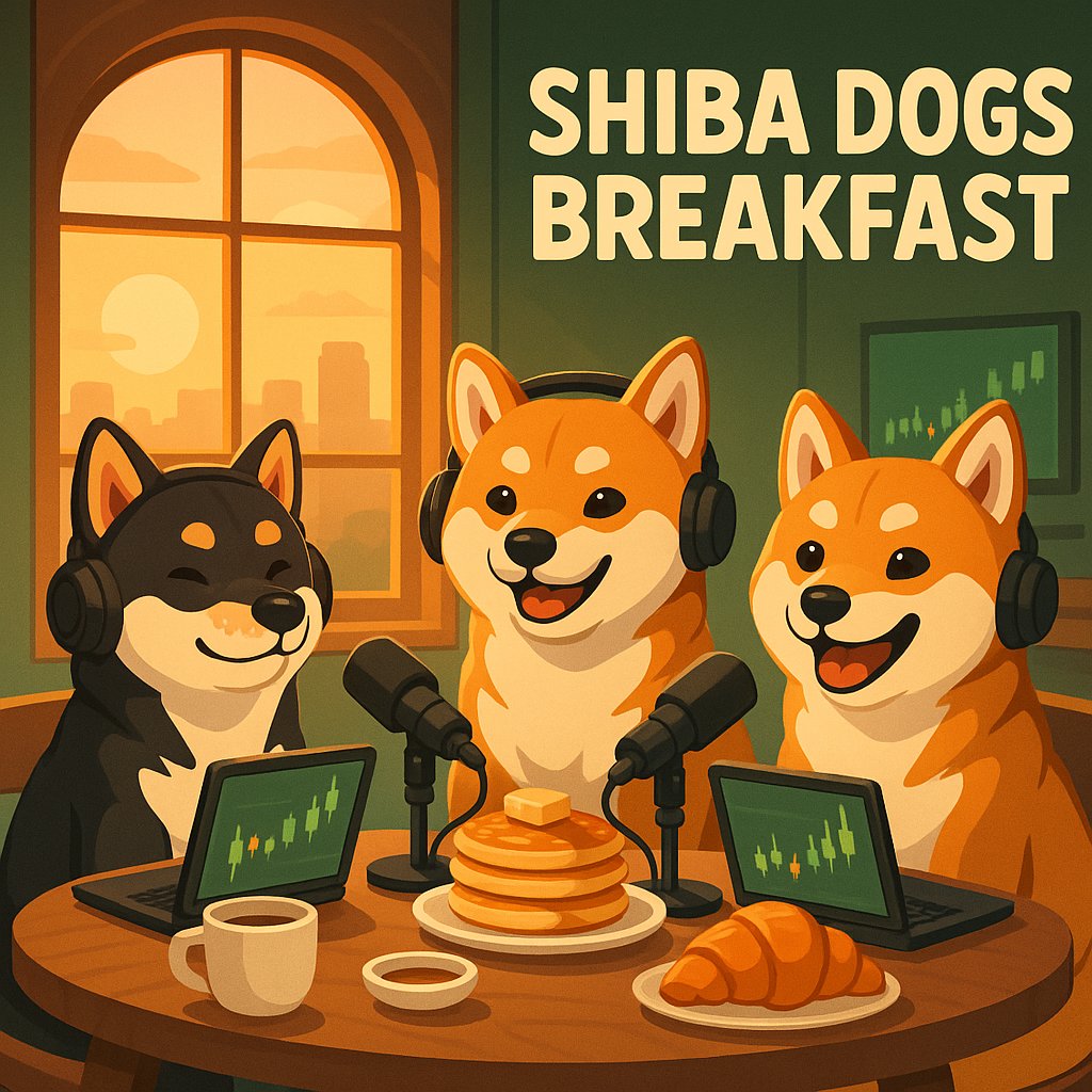 ShibaXanders's tweet image. ALL SET!

Shiba Dogs Breakfast is reserved to this Saturday at 11AM EST

Host: Xanders (Me)
Co-host: (@RagnarShiba)
Guests:

$SHIB 
$MANYU
$BULLISH
$DANKDOGE
$MITSUKI