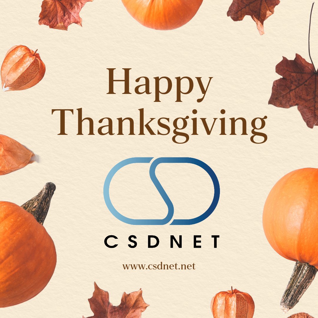 CSDNET's tweet image. CSDNET is grateful for the dedicated teams across New York who keep communities safe, connected, and supported. Wishing everyone a wonderful Thanksgiving!
#Thanksgiving #CommunitySupport #CSDNET