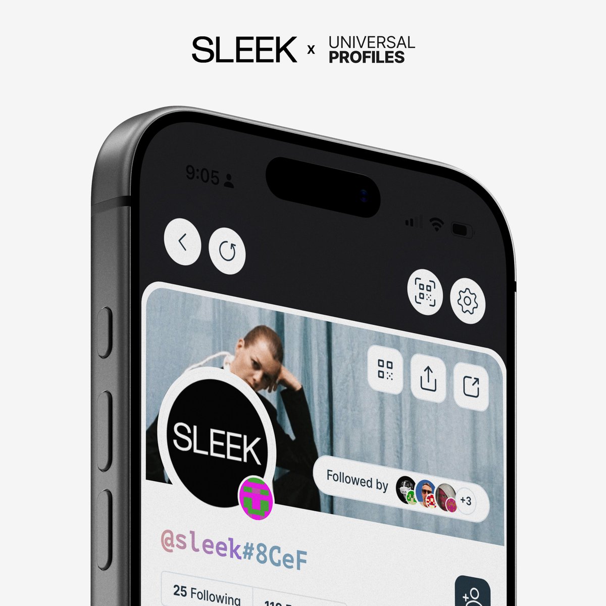 lukso_io's tweet image. SLEEK is building the future of digital culture with Universal Profiles.

A space where art and expression belongs to those who create and collect them.

Follow their UP before next week to secure your early supporter badge: proof you were early to SLEEK’s new chapter onchain.