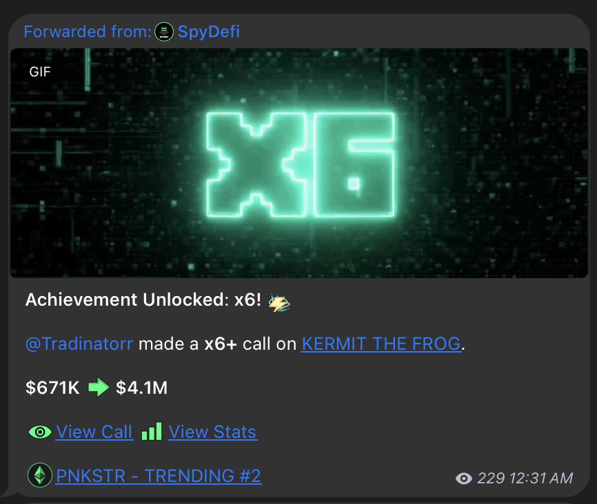 Tradinator33's tweet image. We caught nearly every runner during the mini “bear market”.

$AVICI - 11X
#401JK - 6X
$KERMIT - 6X
$RADR - 3X

If you’re stressing about the bull being over, don’t.

If you’re here, you’re in good hands.
Different market, same outcome.

We&apos;ll keep finding winners.

Public TG…