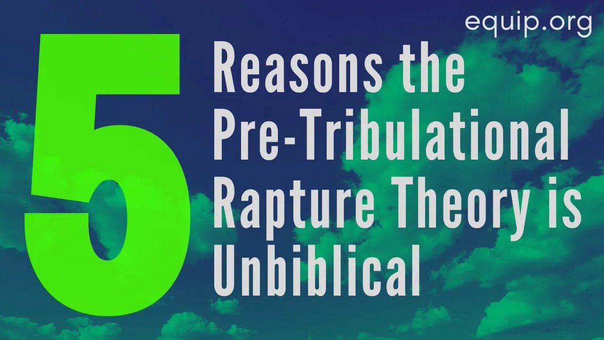 CRInstitute's tweet image. In this video, @HankHanegraaff, host of @CRIBAM and Hank Unplugged, presents 5 Reasons the pre-tribulational rapture theory is unbiblical. Watch:  youtu.be/3o7uMGyMysw #endtimes #tribulation #rapture