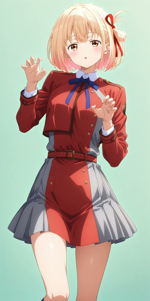 錦木千束（BlueRabbit_Art/リコリコ / Lycoris Recoil）「おはよっ