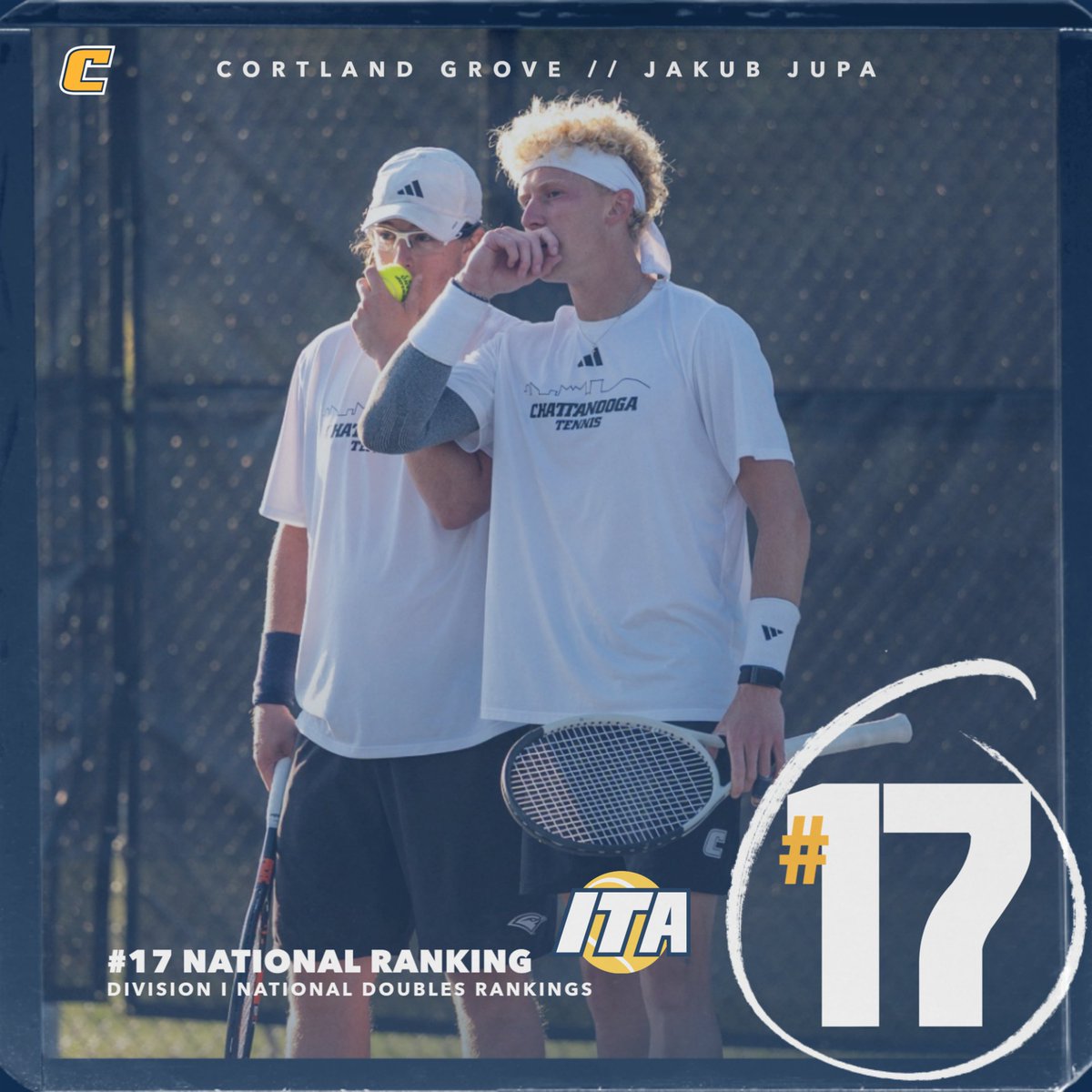 GoMocs's tweet image. RANKED: @GoMocsMTennis&apos; Cortland Grove &amp;amp; Jakub Jupa Ranked No. 17 in Final Fall Division I ITA National Doubles Rankings

1⃣7⃣ gomocs.com/news/2025/11/2…

#GoMocs