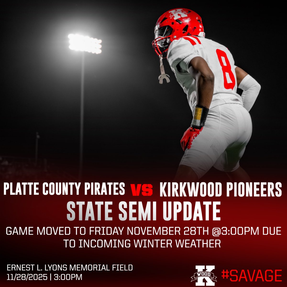 Kirkwood Football tweet media