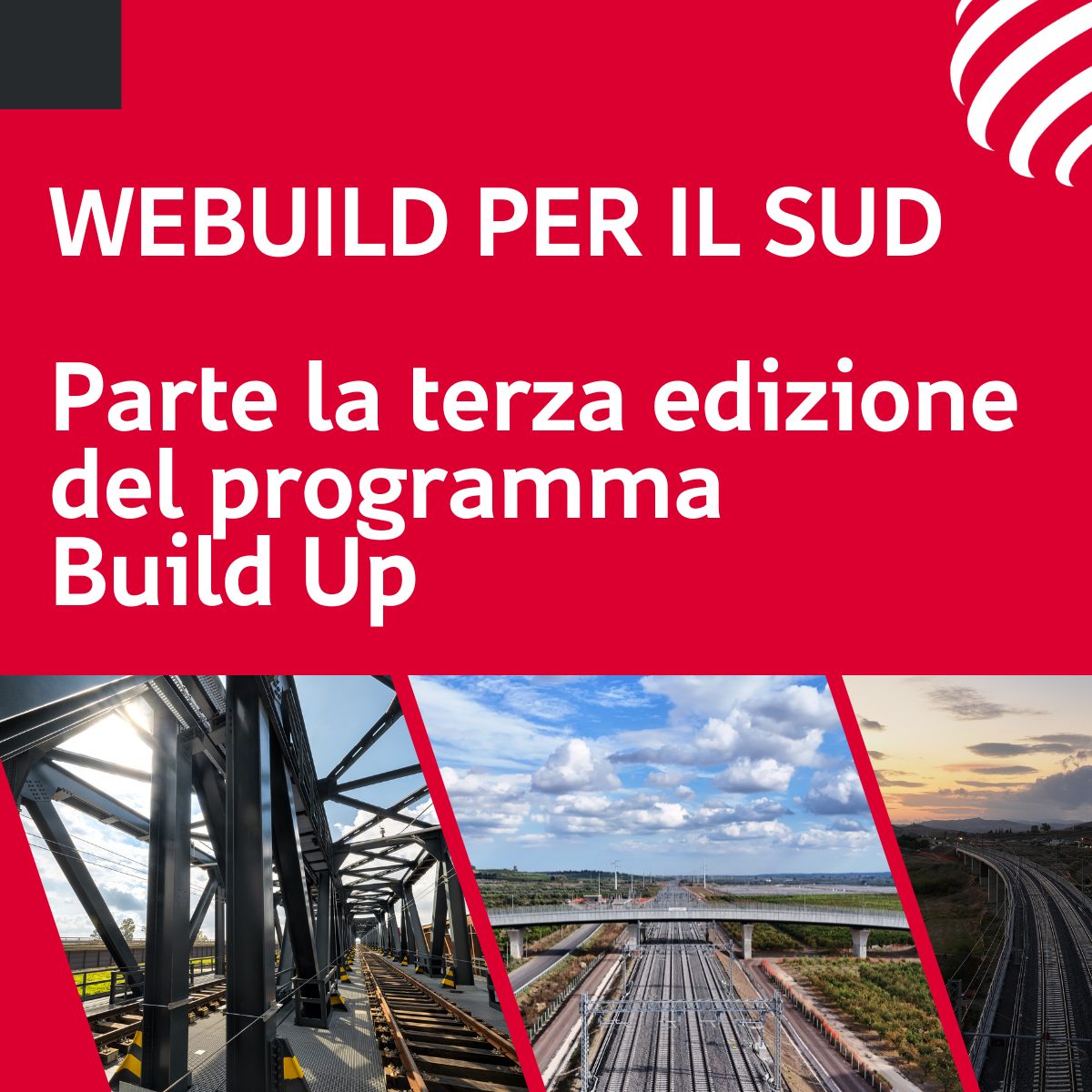 Webuild_Group's tweet image. 🇮🇹 #webuild per il #SudItalia: parte la terza edizione di #BuildUp, il programma che avvicina gli studenti degli Istituti Tecnici al mondo delle grandi opere e che punta a costruire competenze per il futuro del settore delle #infrastrutture. Oltre 2.300 giovani già formati nelle…