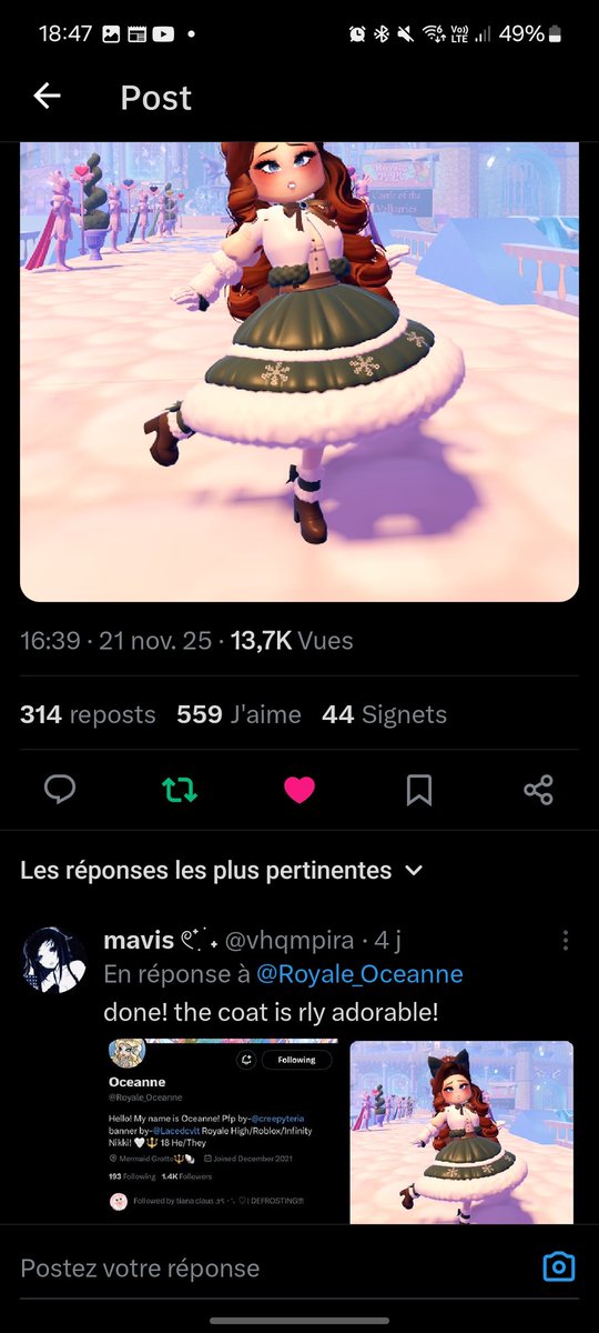 Carla tweet media
