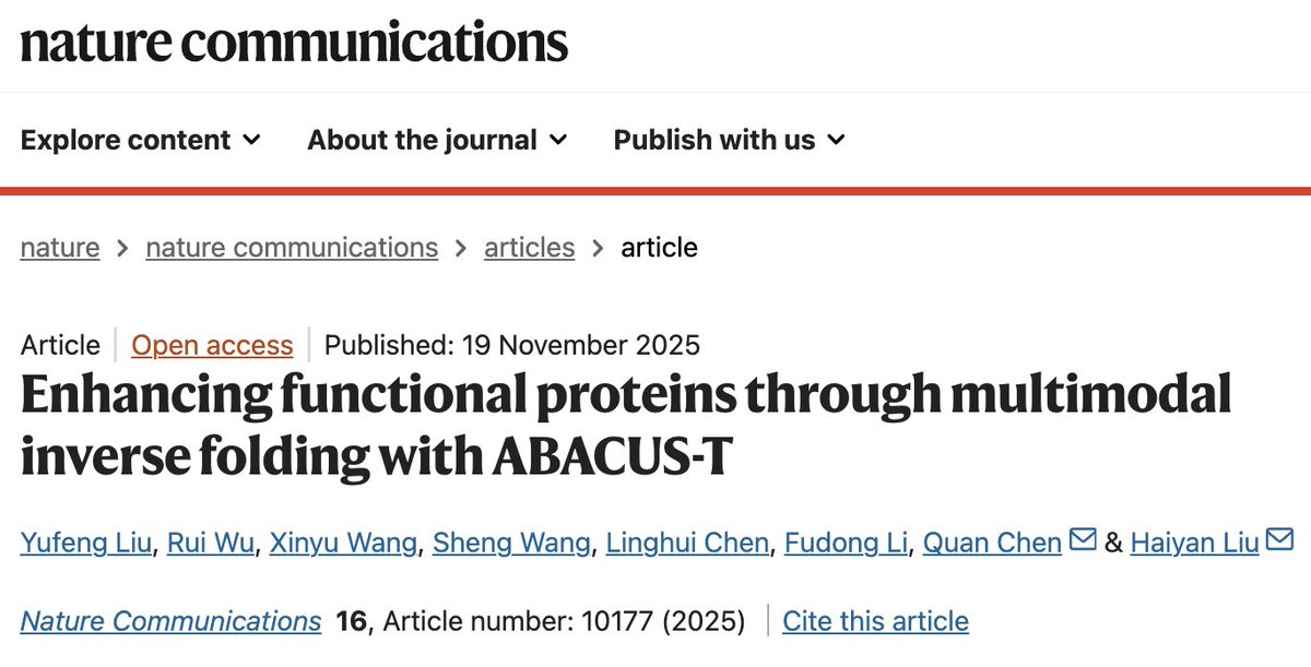 bravo_abad's tweet image. Enhancing functional proteins through multimodal inverse folding

Designing better proteins usually comes with a painful trade-off: you can make them more stable, but you often kill their function. Directed evolution gets around this by screening thousands or millions of variants…