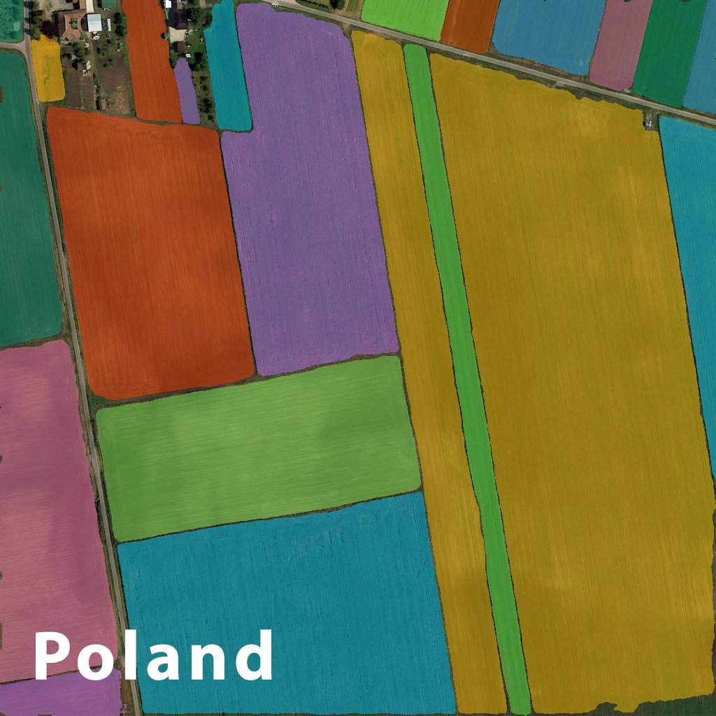 A year ago, building a satellite imagery pipeline = ML team + servers + months of work.
This weekend: 2 hours + $5 in API calls.
Ran Sentinel-2 through SOTA vision models for super-resolution &amp; promptable segmentation. Got clean field boundaries from a single image, zero training