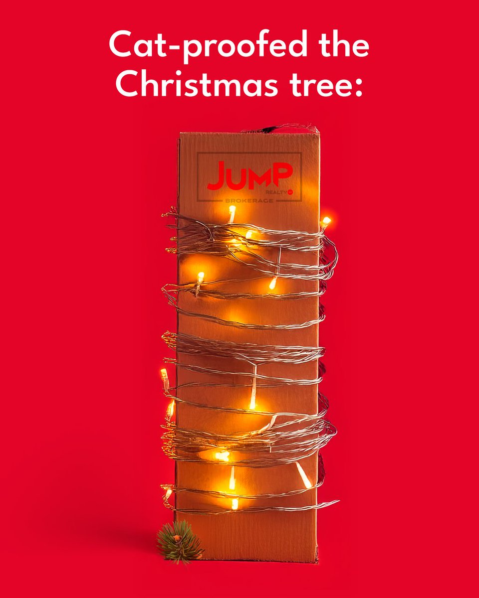 Follow us for more holiday pet solutions for your home.

For those still deciding >> jumprealty.ca/tips-and-advic…