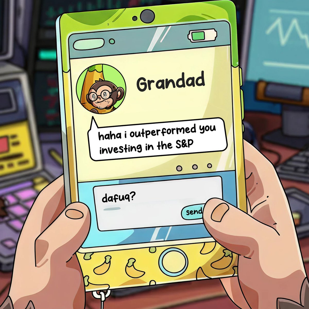 bananagun's tweet image. can devs delay thanksgiving pls?