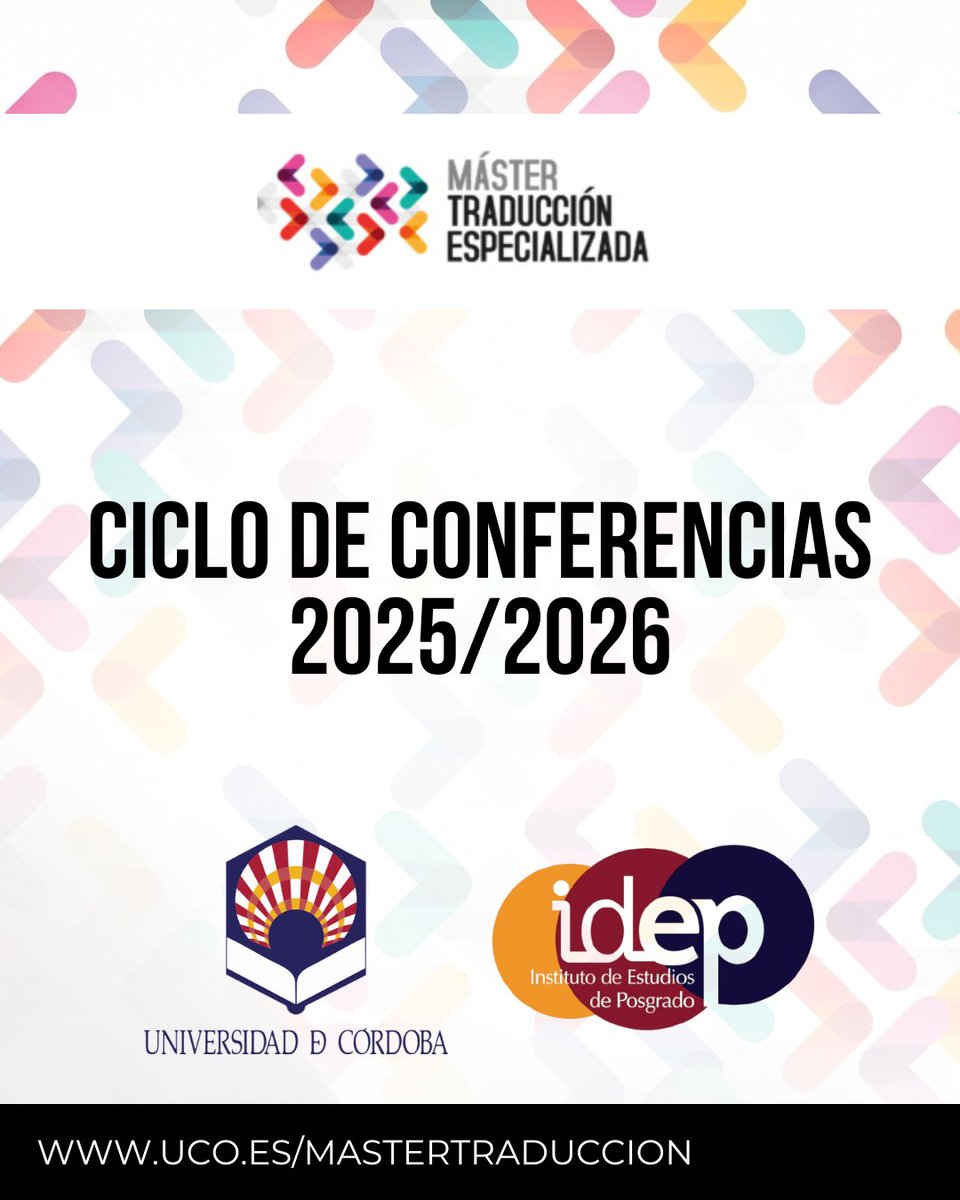 Máster en Traducción Especializada UCO tweet media