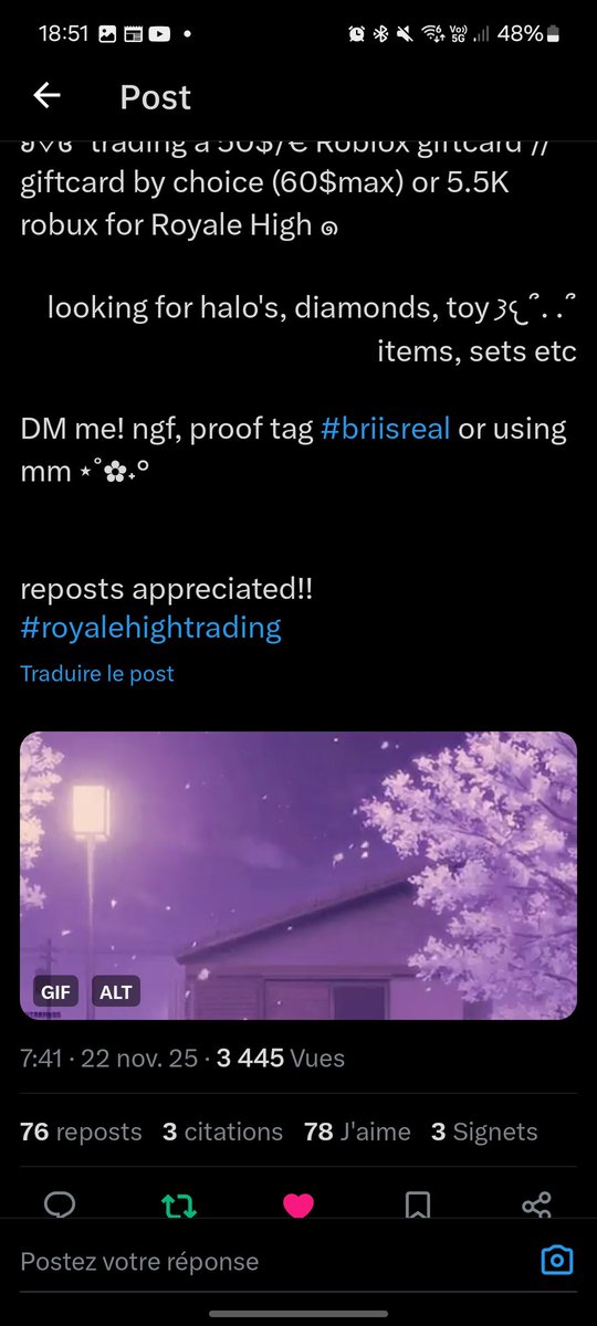 Carla tweet media