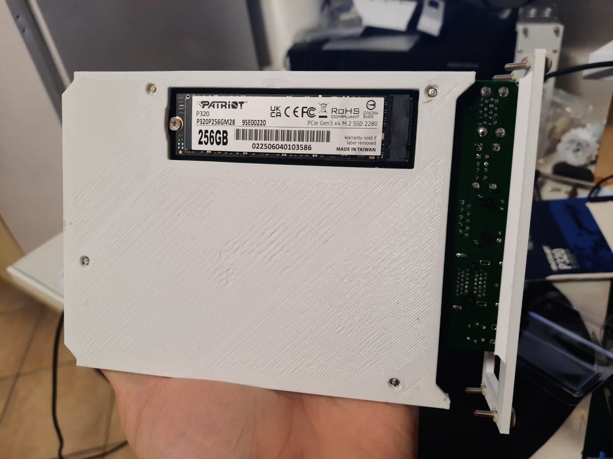 arda_bildik's tweet image. Also I noticed that I have forgot to mention that board also contains a PCIe Gen3 x1 NVMe slot for use for either as the main boot drive or as additional storage to the onboard eMMC. (I might have forgotten to take a proper photo of it so until then this is the only shot I have)